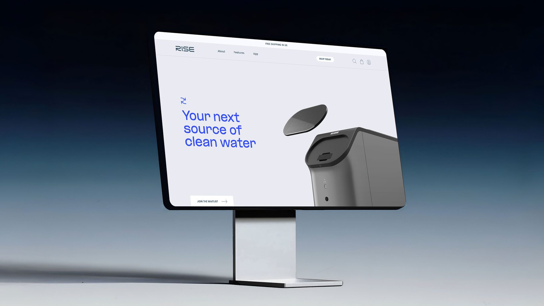Rise H2O case study image 3 from justharris.co