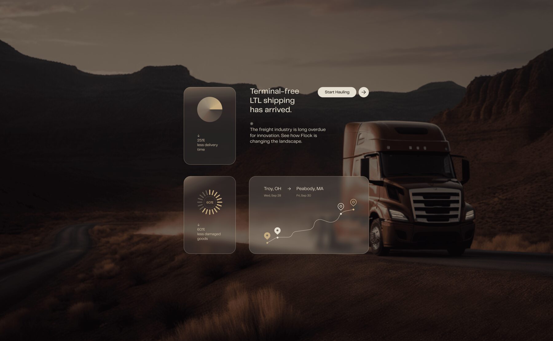 Flock Freight case study image 9 from justharris.co