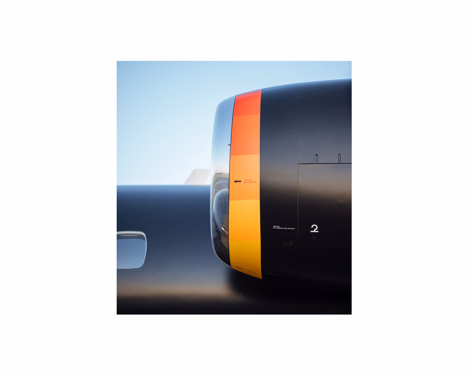 Aero aircraft engine livery detail