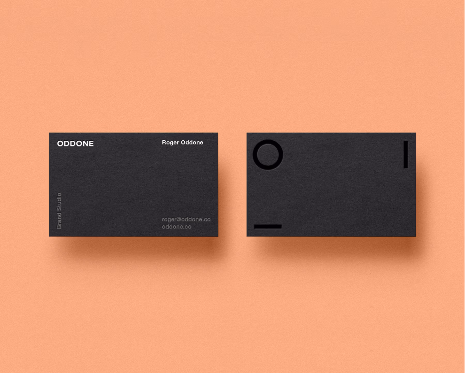 Oddone studio identity cards