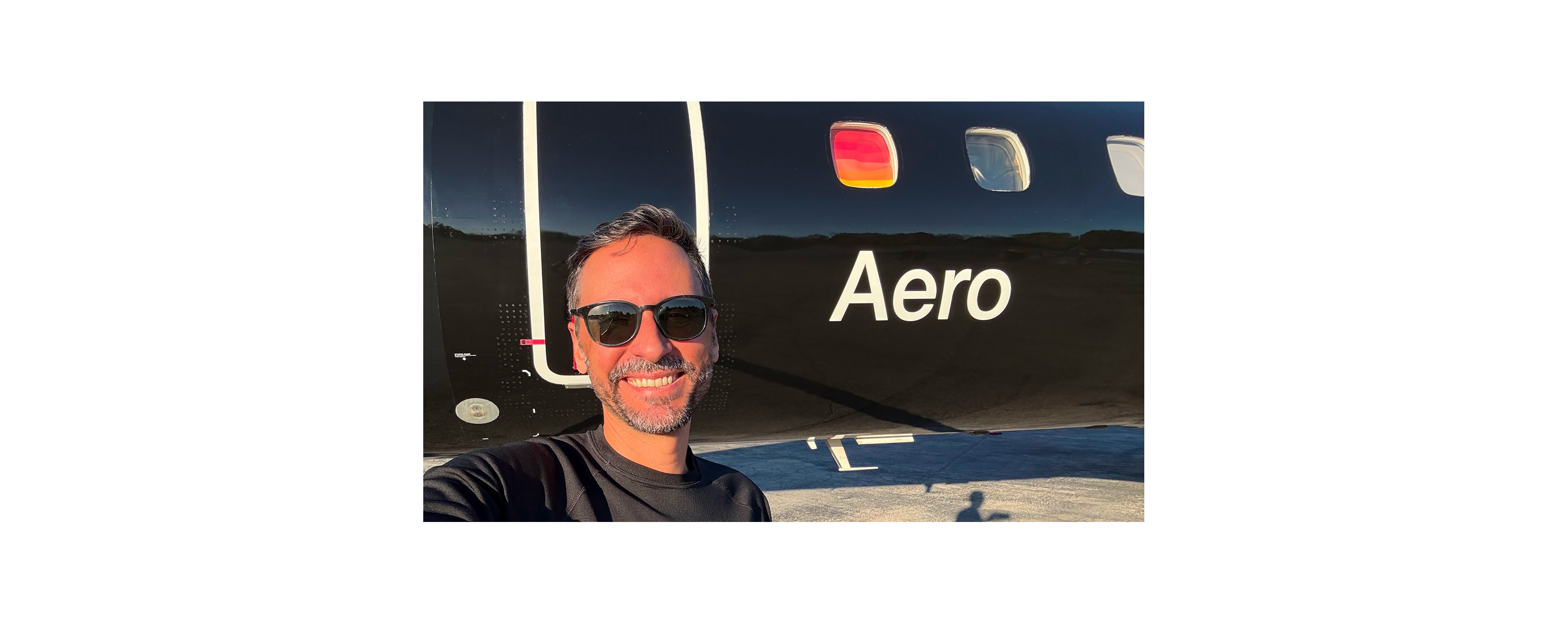 Aero crew uniforms and brand in service